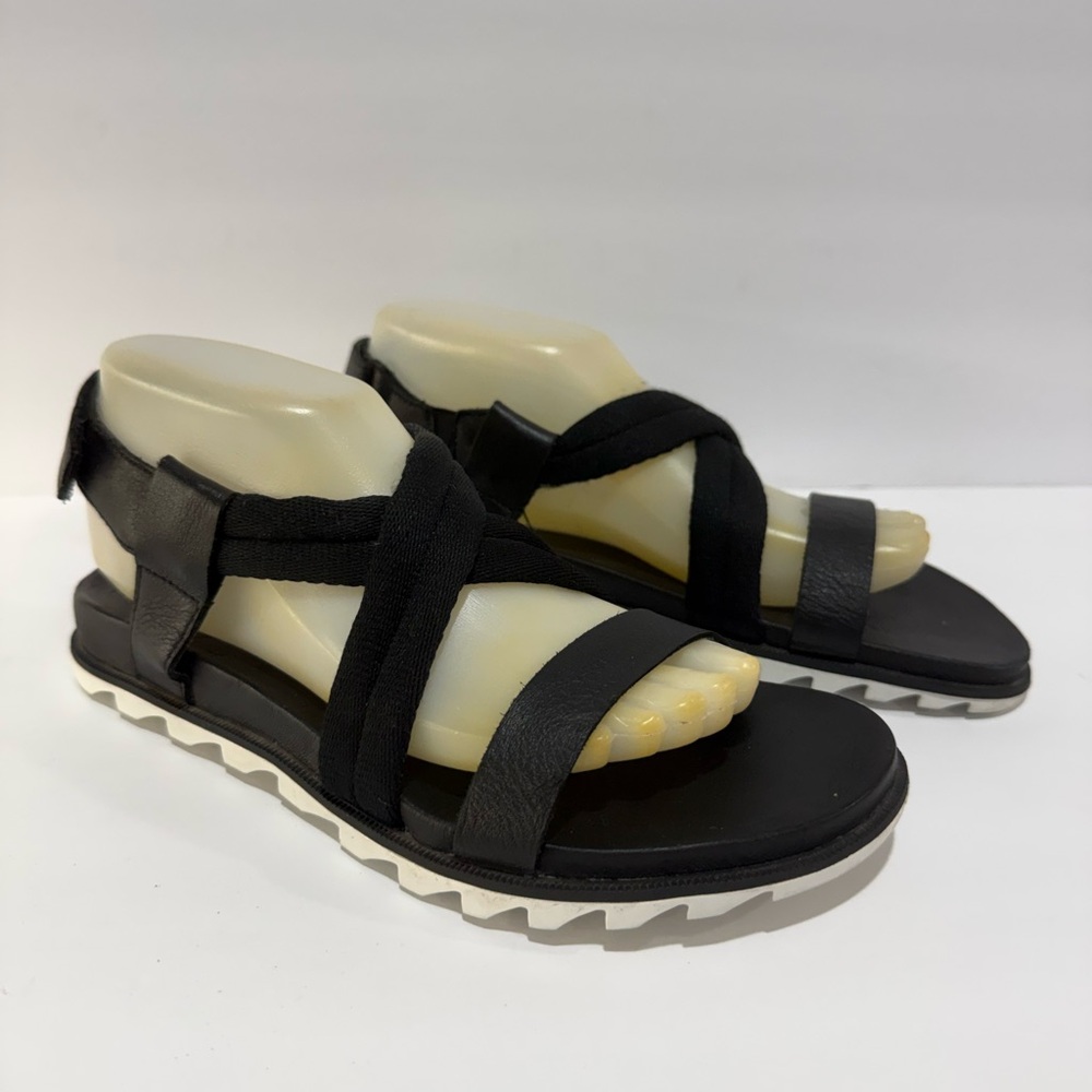 Sorel Black Sandals for Women size 8